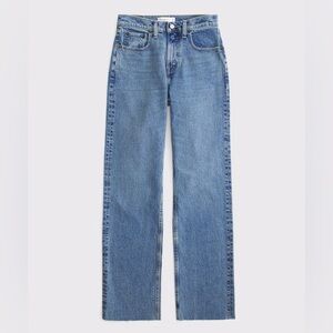 Abercrombie & Fitch Women's High Rise Jeans - Blue